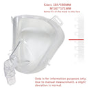 New CPAP Full Face Transparent Mask with Sleep Bandage for  Anti Snoring