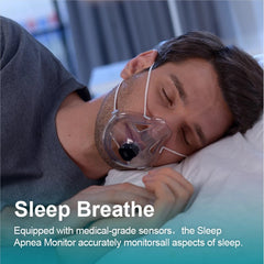 Bluetooth Rechargeable Sleep Breathing Monitor Snoring Stopper