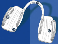 2PCS/BOX Silicone Stop Molar Anti Snore Mouthpiece Apnea Guard Bruxism Tray Sleeping Aid