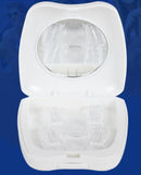 2PCS/BOX Silicone Stop Molar Anti Snore Mouthpiece Apnea Guard Bruxism Tray Sleeping Aid