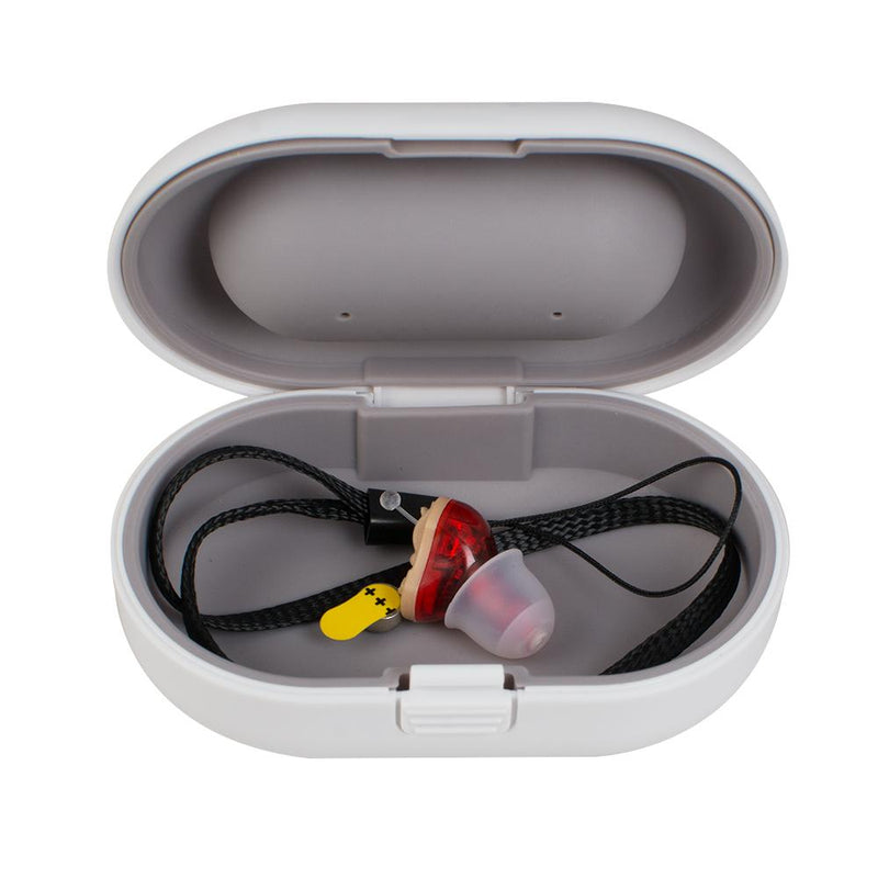 Discreet and Comfortable Mini Sound Amplifier for Seniors - Invisible Hearing Aid for Right Ear with Noise Reduction Technology